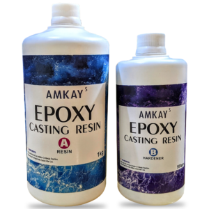 Amkay's Crystal Clear Casting Epoxy Resin and Hardener - Image 2