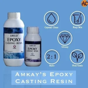 Amkay's Crystal Clear Casting Epoxy Resin and Hardener - Image 4